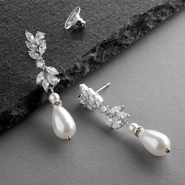 Designer Teardrop Bridal Earrings