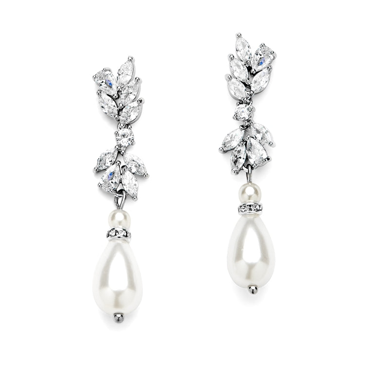 Designer Teardrop Bridal Earrings