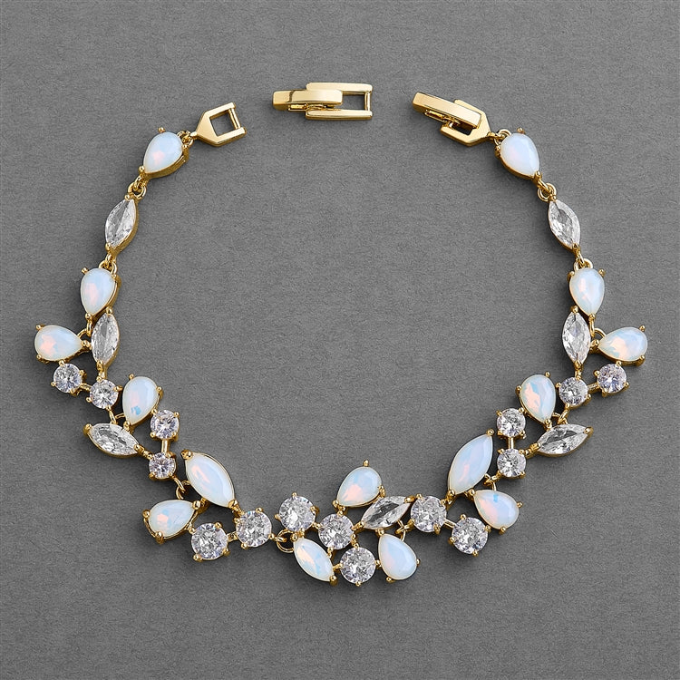 Opal Stone Bridal Bracelet