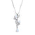 Cubic Zirconia & Opal Wedding Necklace