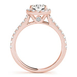 Load image into Gallery viewer, Round Cut Halo Diamond Engagement Ring
