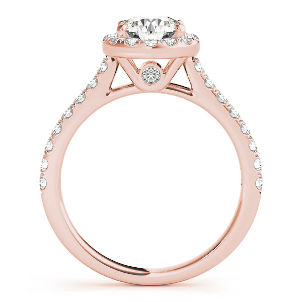 Lab Grown Diamond Halo Engagement Ring