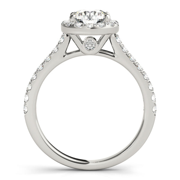 Lab Grown Diamond Halo Engagement Ring