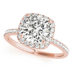 Load image into Gallery viewer, Radiant Cushion Cut Lab Grown Diamond Halo Ring
