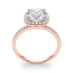 Load image into Gallery viewer, Radiant Cushion Cut Lab Grown Diamond Halo Ring
