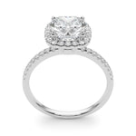 Load image into Gallery viewer, Radiant Cushion Cut Lab Grown Diamond Halo Ring
