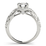 Load image into Gallery viewer, Round Diamond Halo Engagement Ring
