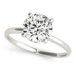 Load image into Gallery viewer, Single Row Round Diamond Engagement Ring
