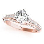 Load image into Gallery viewer, Pave Set Round Diamond Engagement Ring
