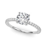 Load image into Gallery viewer, Delicate Four Prong Lab Grown Diamond Ring
