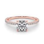 Load image into Gallery viewer, Delicate Four Prong Lab Grown Diamond Ring
