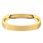 Load image into Gallery viewer, Square Mens Classic Wedding Band
