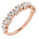 Load image into Gallery viewer, Marquise Diamond Anniversary Band for Her
