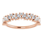 Load image into Gallery viewer, Marquise Diamond Anniversary Band for Her
