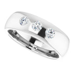 Load image into Gallery viewer, Mens Diamond Wedding Bands
