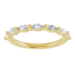 Load image into Gallery viewer, Marquise Diamond Anniversary Band for Women
