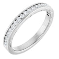 Channel Set Diamond Anniversary Band For Her