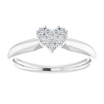 Load image into Gallery viewer, Sterling Silver Youth Heart Ring
