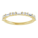 Load image into Gallery viewer, Baguette Diamond Anniversary Band For Her
