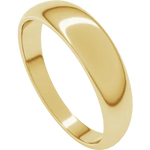 Load image into Gallery viewer, Round Tapered Half Round Wedding Band For Men
