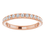Load image into Gallery viewer, French Set Diamond Anniversary Band for Her
