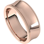 Load image into Gallery viewer, Comfort Fit Milgrain Wedding Band For Women
