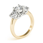 Load image into Gallery viewer, Three Stone Round Cut Diamond Engagement Ring
