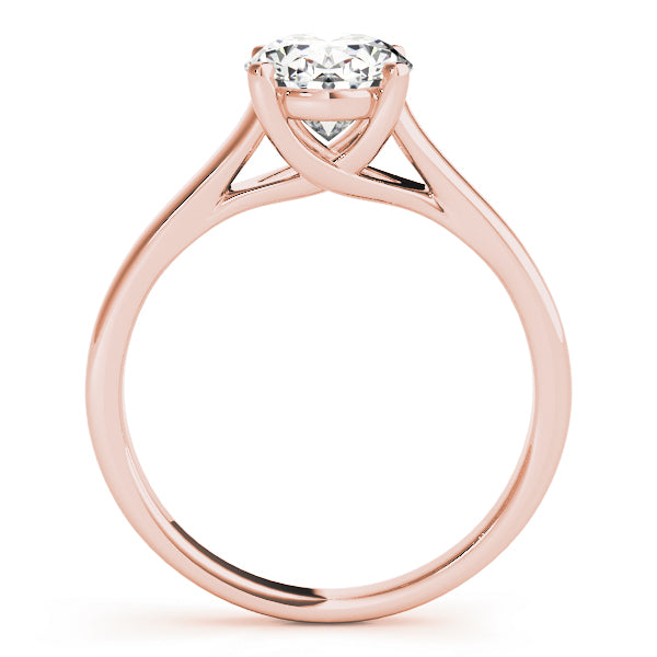 Trellis Oval Cut Solitaire Engagement Ring