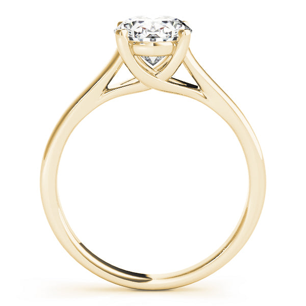 Trellis Oval Cut Solitaire Engagement Ring