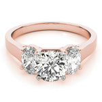 Load image into Gallery viewer, Three-stone Oval Diamond Engagement Ring
