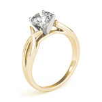 Load image into Gallery viewer, Twist Shank Solitaire Diamond Engagement Ring
