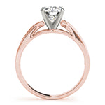 Load image into Gallery viewer, Twisted Shank Solitaire Engagement Ring

