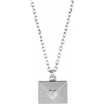 Load image into Gallery viewer, Trendy Fashion Sterling Silver Envelope Necklace
