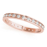 Load image into Gallery viewer, Channel Set Eternity Band For Women
