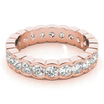 Load image into Gallery viewer, Channel Set Diamond Eternity Band
