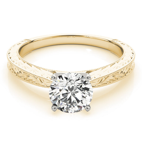 Solitaire Round Remount Engagement Ring