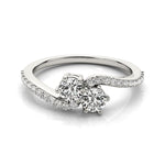 Load image into Gallery viewer, Two Diamond Engagement Ring
