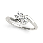 Load image into Gallery viewer, Dual Stone Diamond Engagement Ring
