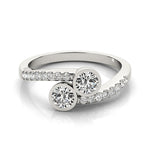 Load image into Gallery viewer, Two Stone Round Diamond Ring
