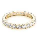 Load image into Gallery viewer, U-Shaped Shared Prong Eternity Band
