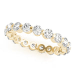 Load image into Gallery viewer, Round Shared Prong Eternity Band For Women
