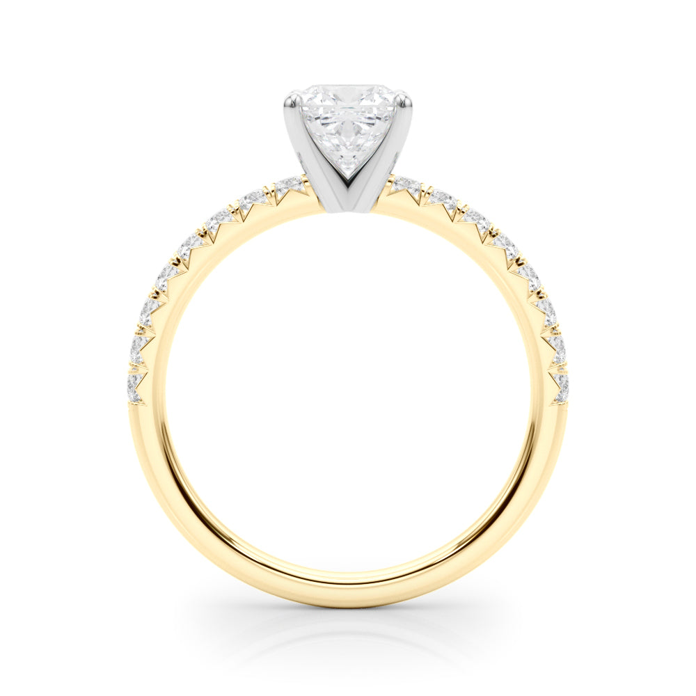 Stellar Round Lab Grown Diamond Engagement Ring