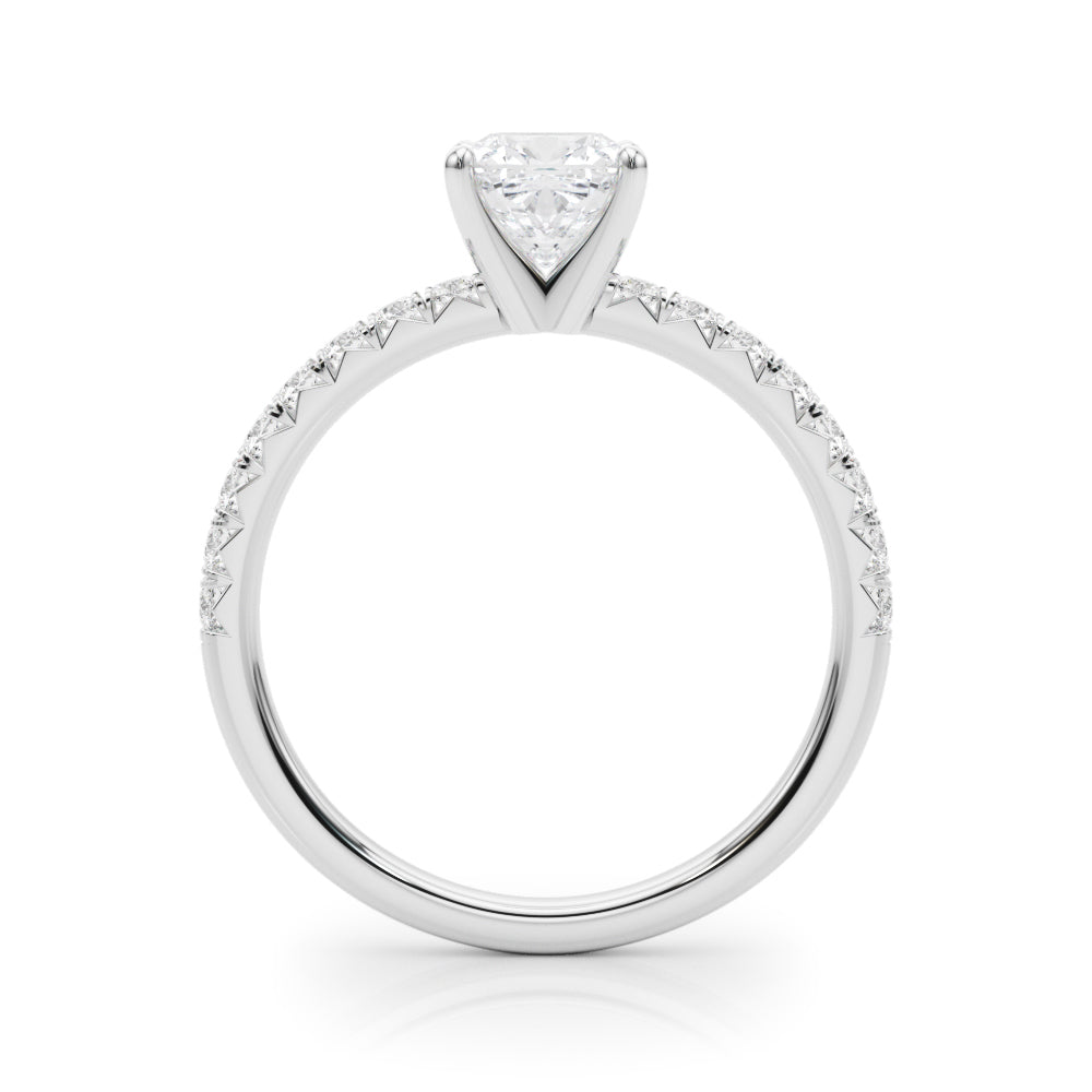 Stellar Round Lab Grown Diamond Engagement Ring