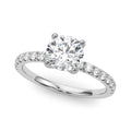 Stellar Round Lab Grown Diamond Engagement Ring