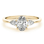 Load image into Gallery viewer, Oval &amp; Pear Lab Grown Diamond Ring
