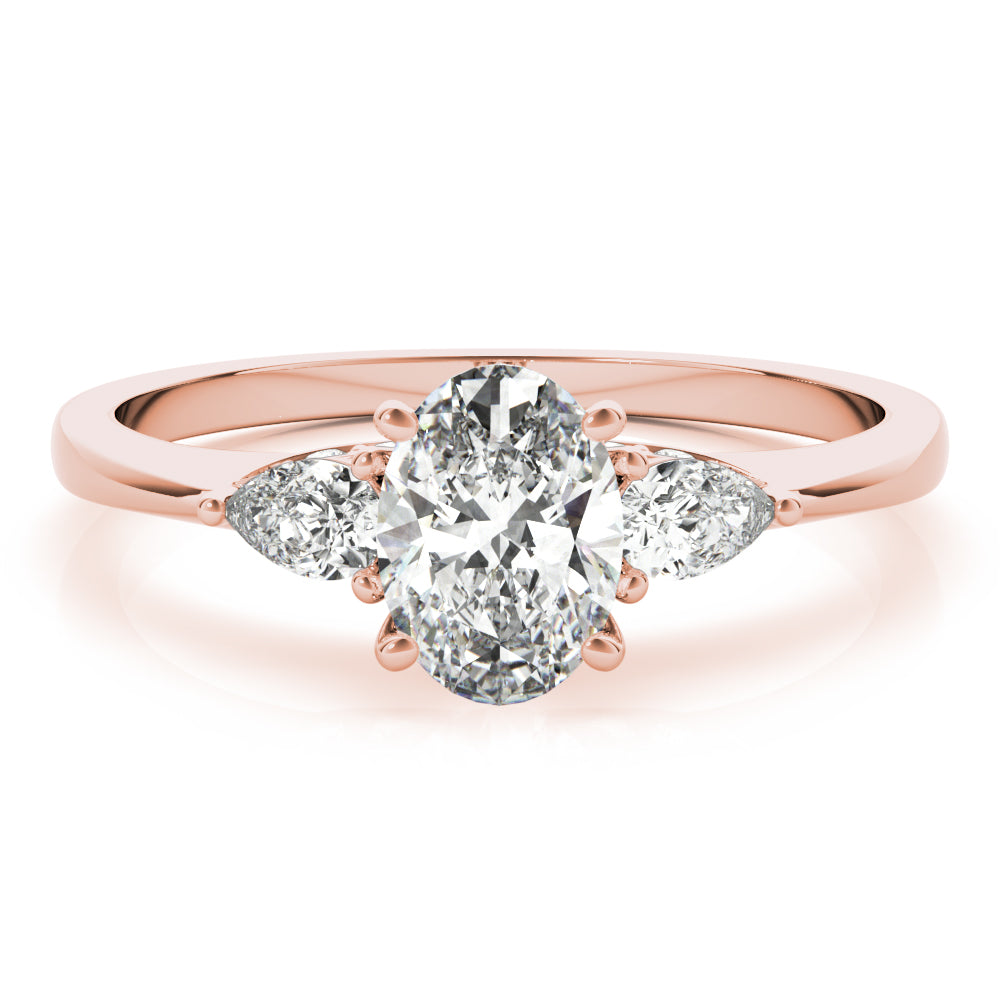 Oval & Pear Lab Grown Diamond Ring