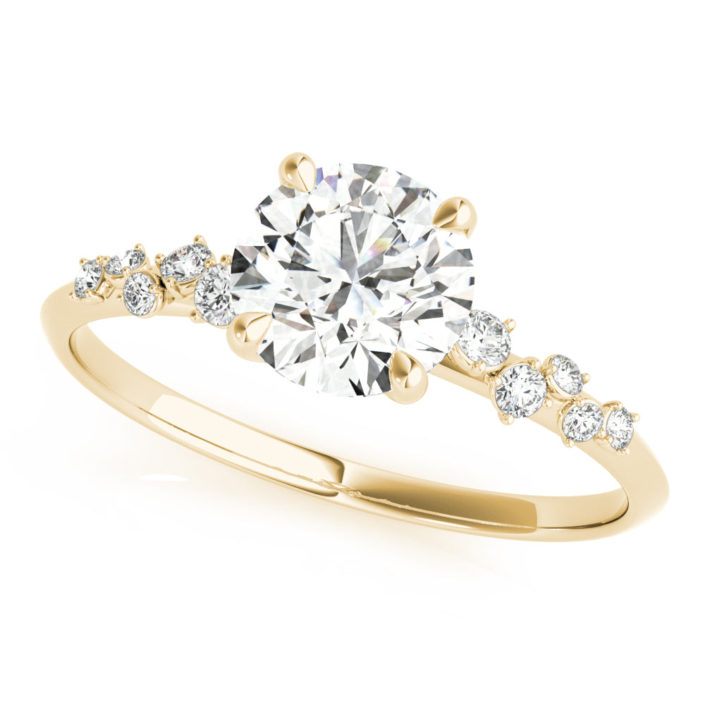 Timeless Lab Grown Round Diamond Engagement Ring