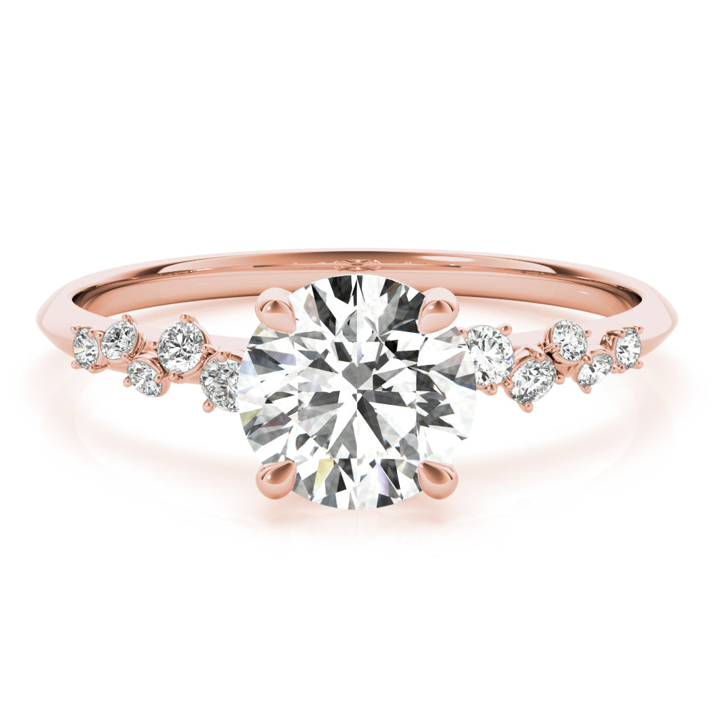 Timeless Lab Grown Round Diamond Engagement Ring