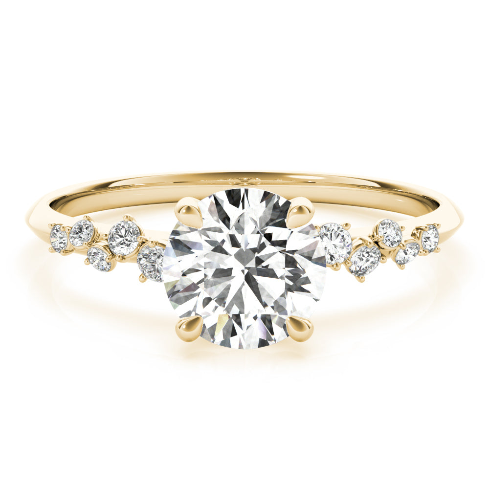 Timeless Lab Grown Round Diamond Engagement Ring