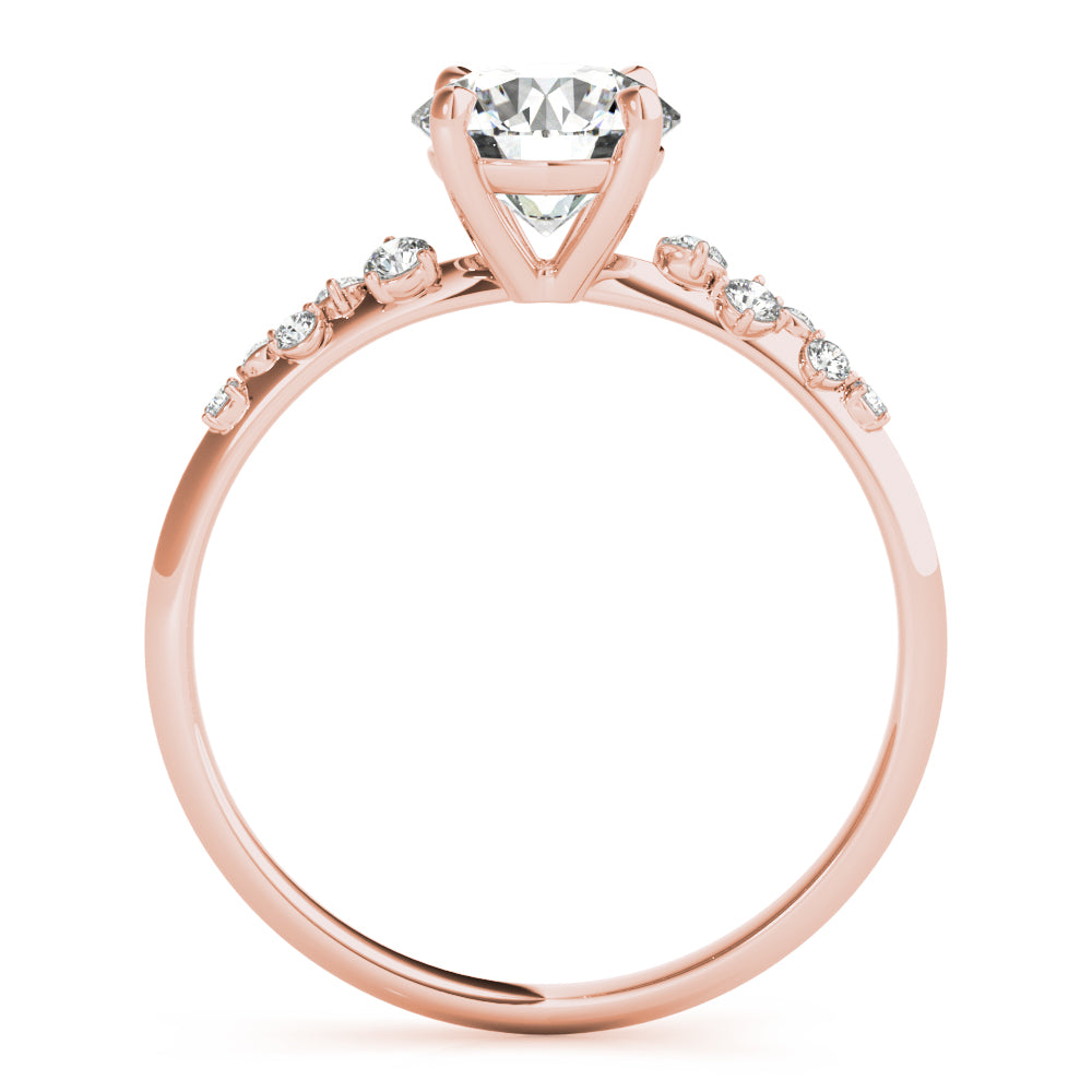 Timeless Lab Grown Round Diamond Engagement Ring